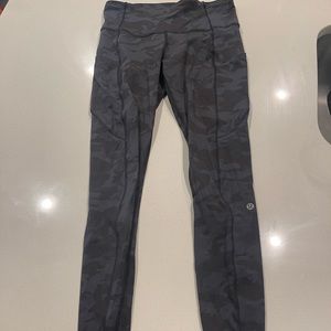Lulu lemon fast and free high rise camo leggings
